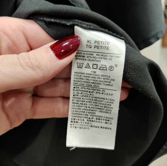 Banana Republic satin dolman sleeve top, xl p - Picture 5 of 5